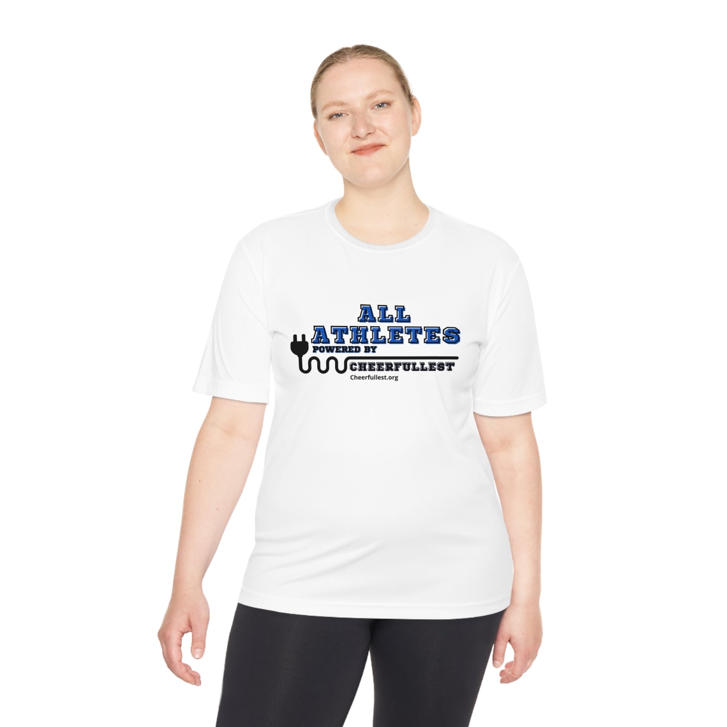 All Athletes - Cheerfullest - Sport-Tek® Unisex Moisture Wicking Tee