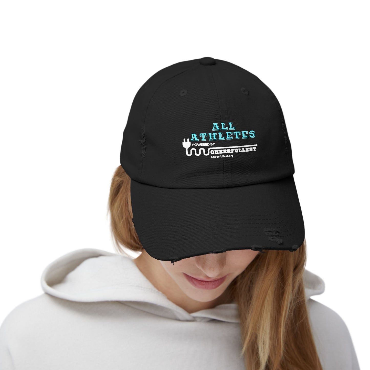 All Athletes -  Cheerfullest Unisex Distressed Cap