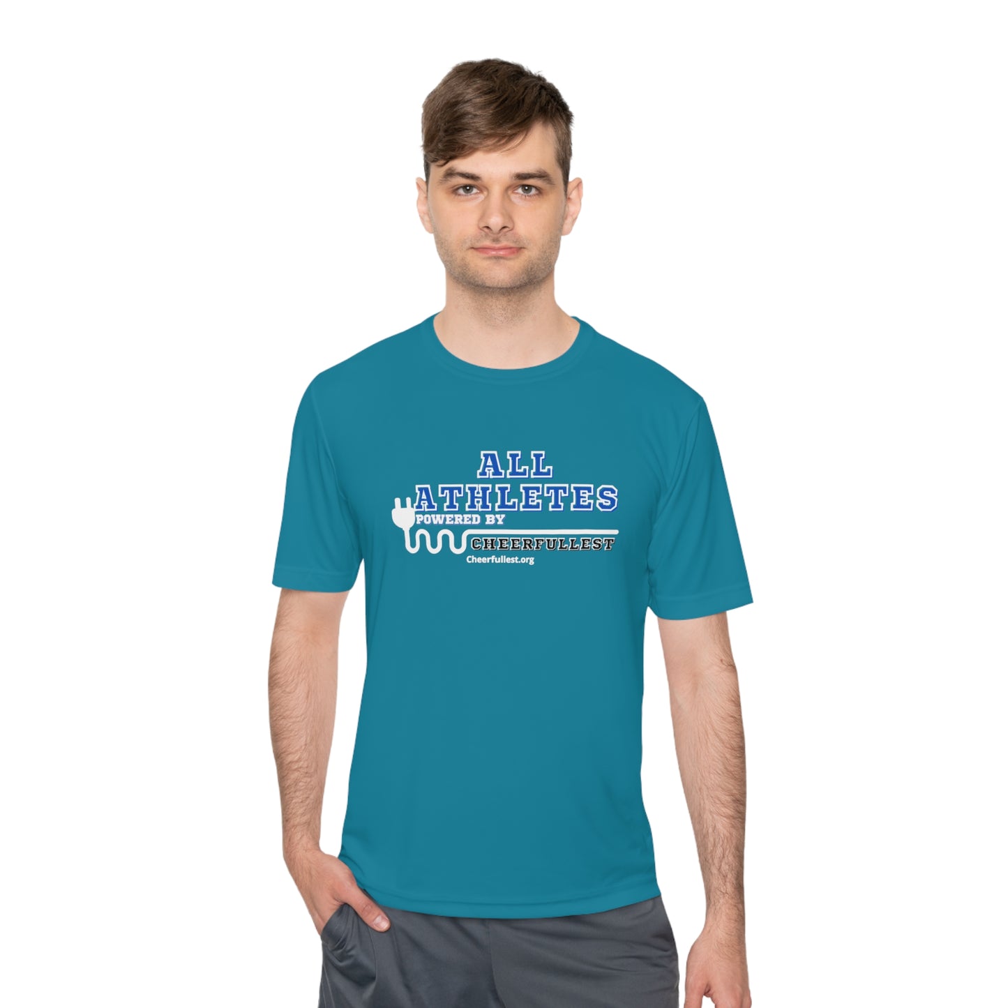 All Athletes - Cheerfullest - Sport-Tek® Unisex Moisture Wicking Tee