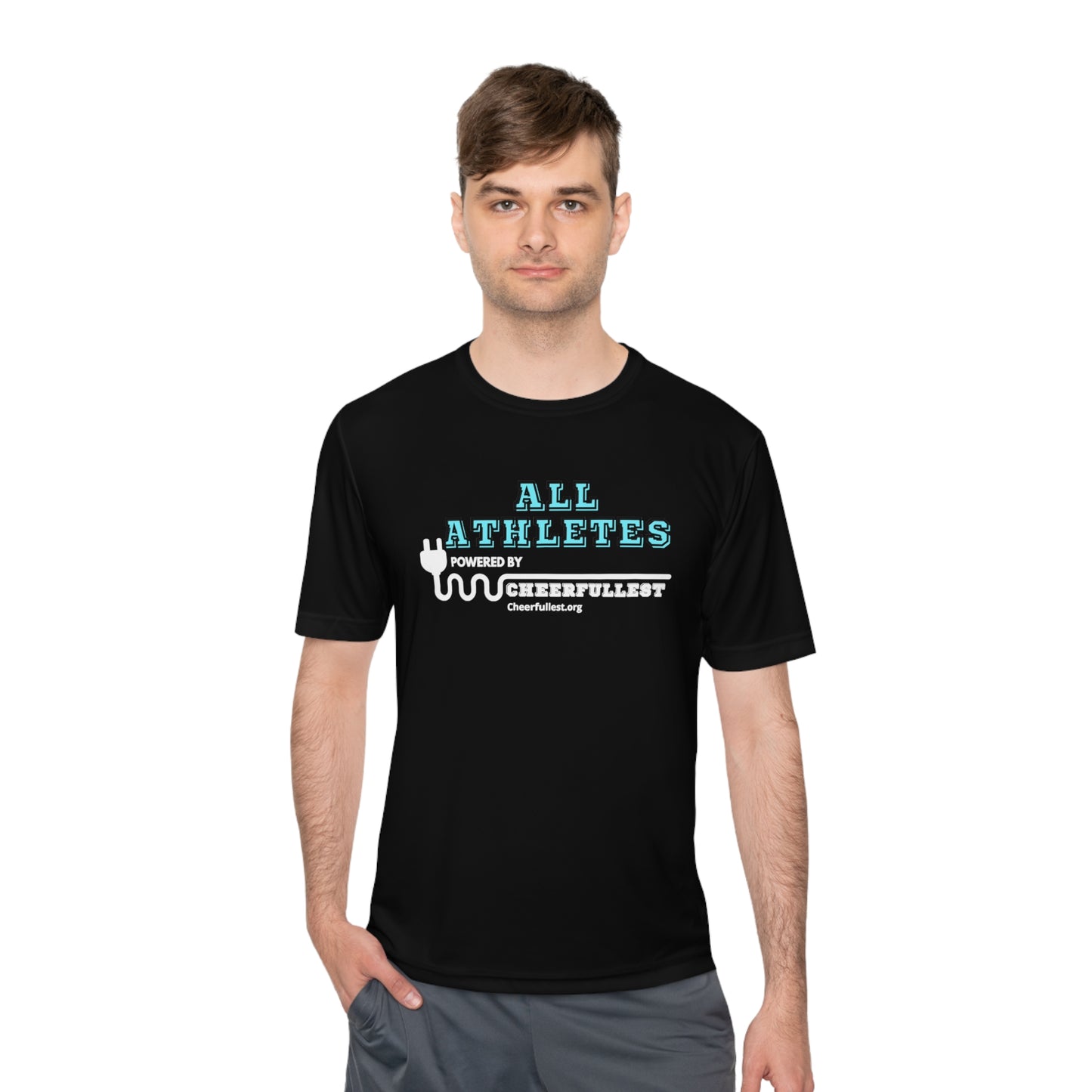 All Athletes - Cheerfullest - Sport-Tek® Unisex Moisture Wicking Tee