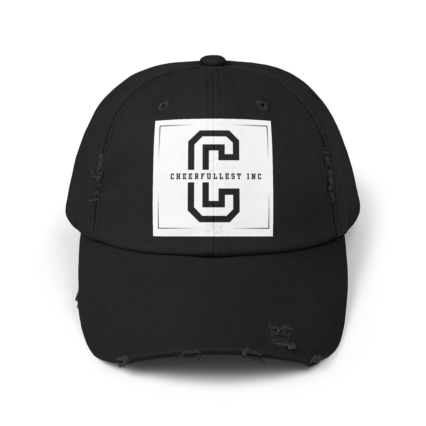 Cheerfullest Hat - Unisex Distressed Cap