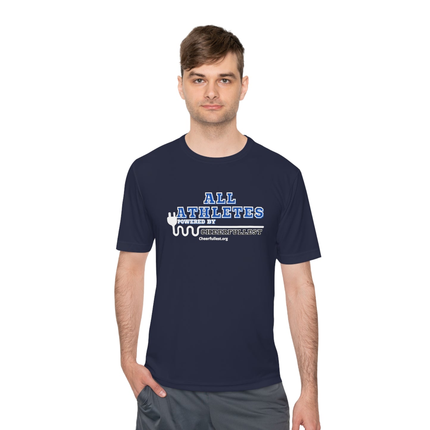 All Athletes - Cheerfullest - Sport-Tek® Unisex Moisture Wicking Tee