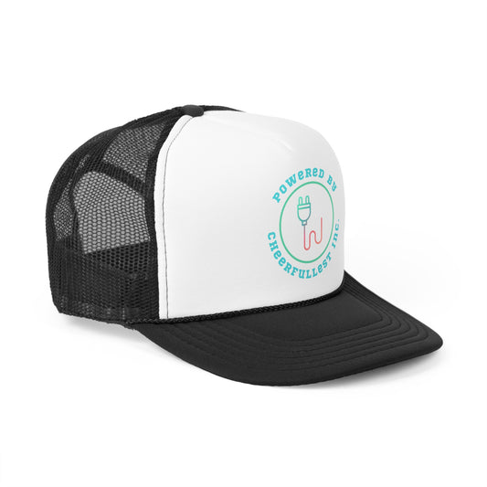 Powered By Cheerfullest Trucker Caps